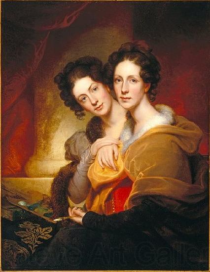 Rembrandt Peale Sisters Norge oil painting art